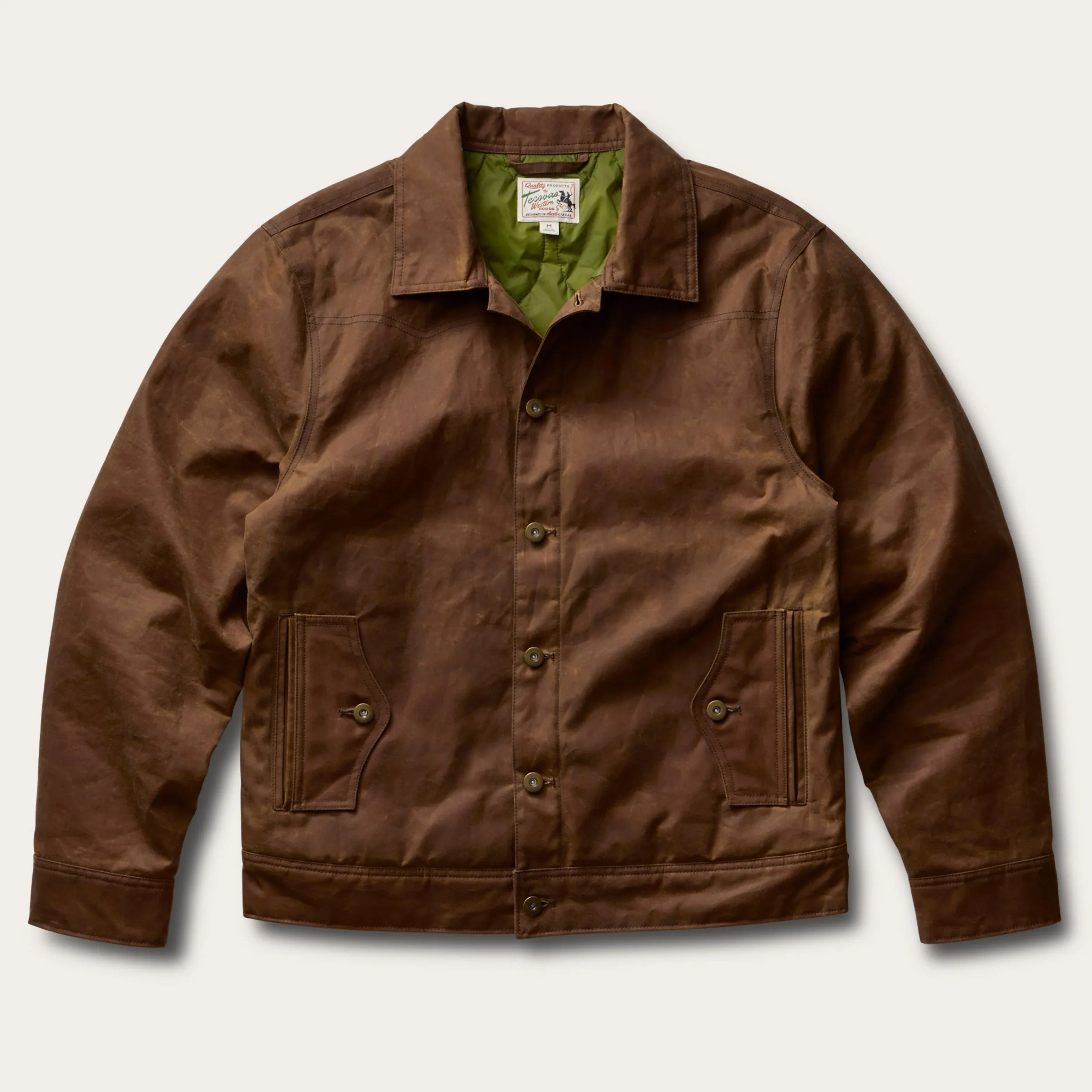 Men's Buckaroo Waxed Canvas Trucker Jacket