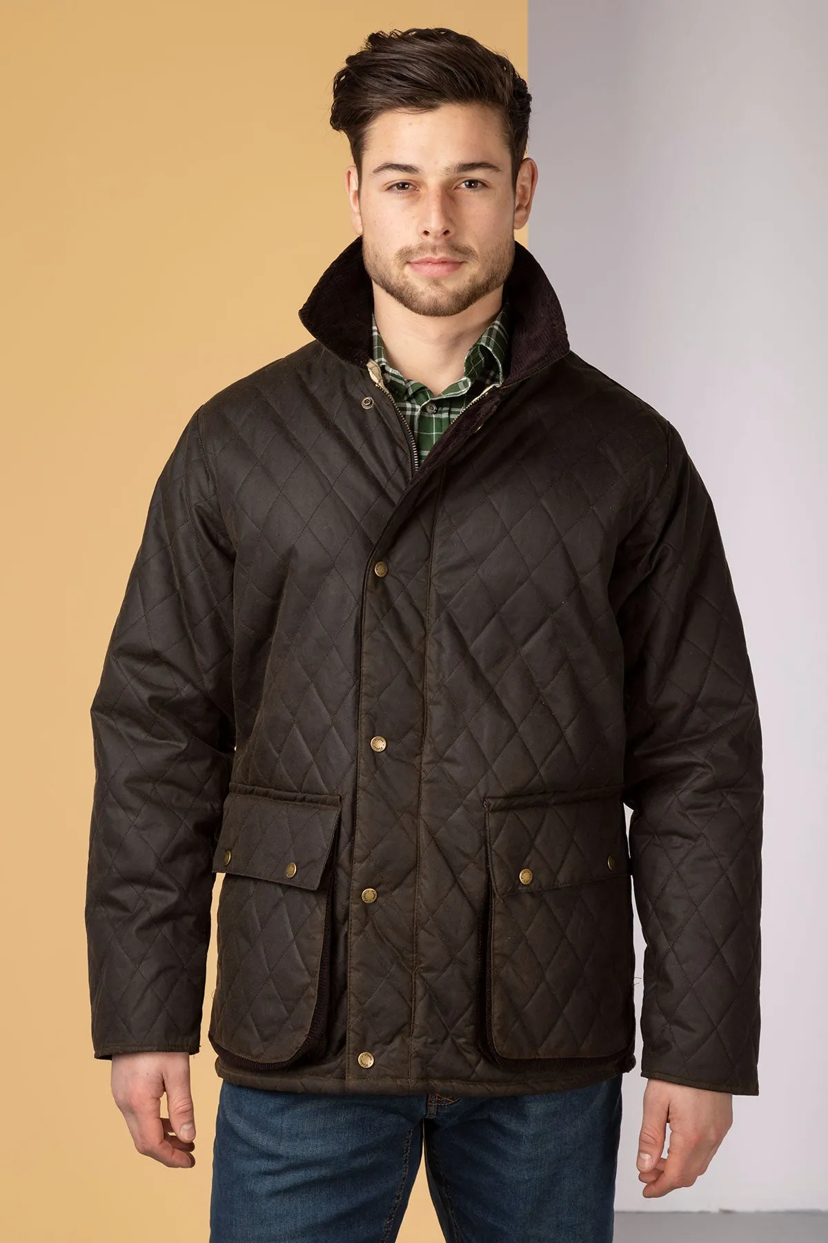 Men's Diamond Quilted Wax Jacket II