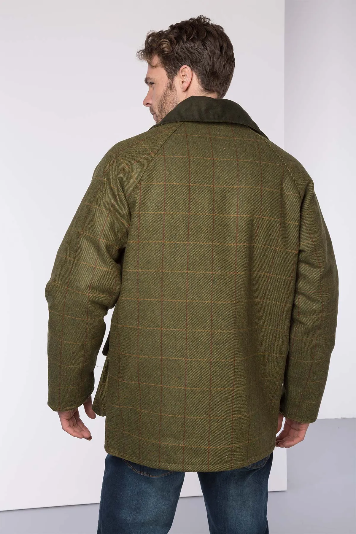 Men's English Tweed Shooting Jacket - Derby