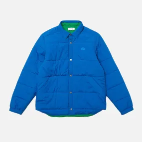 Men's Lacoste Reversible Jacket Blue Green