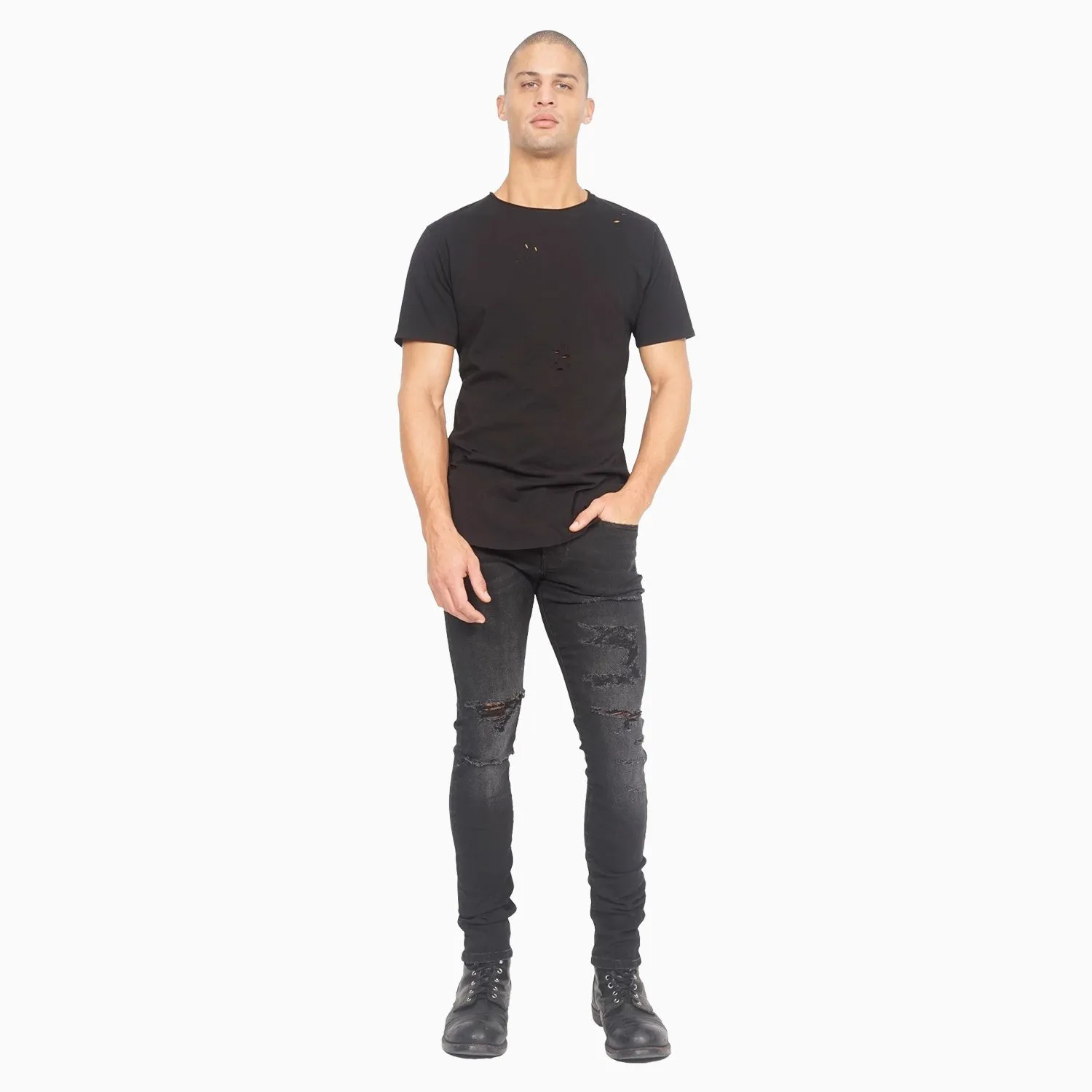 Men's Punk Super Skinny Pant