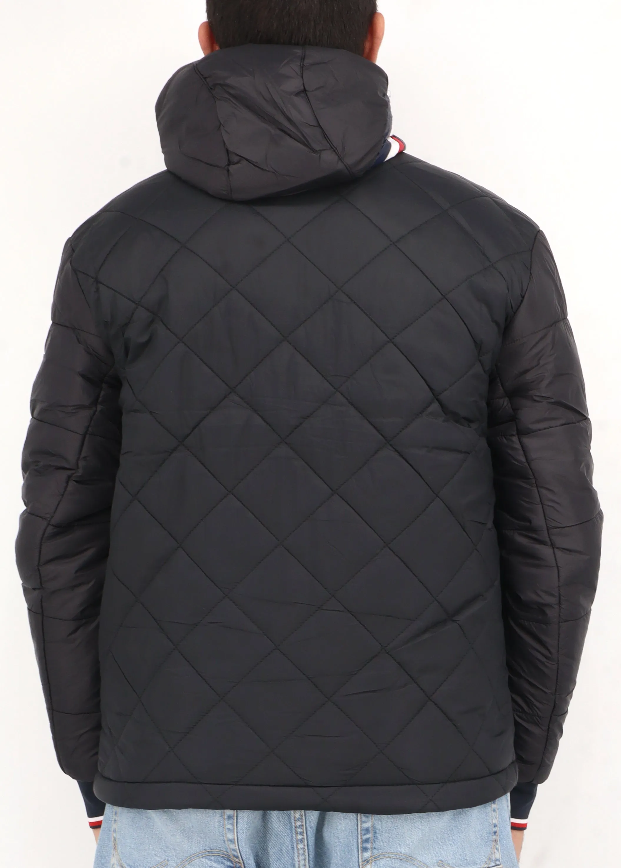 Men's Quilted Jacket,Black