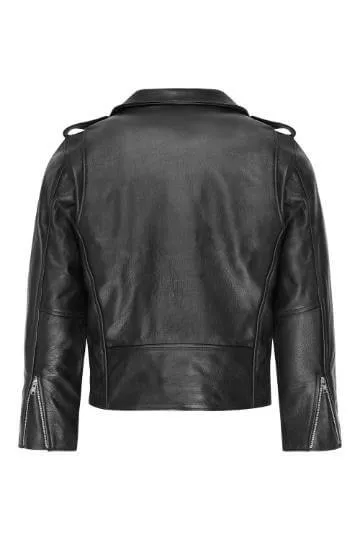 Mens real leather Brando motorbike motorcycle /biker jacket all sizes new