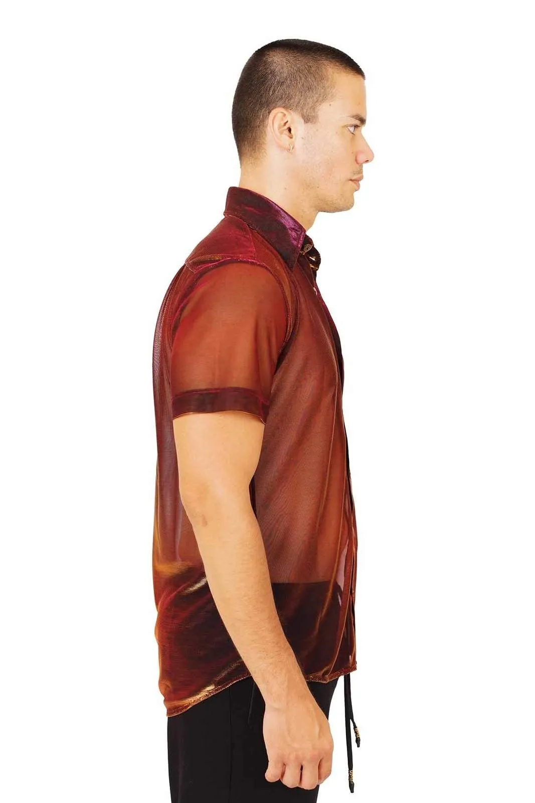 Mens See Through Dress Shirt - Phoenix