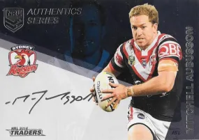 Mitchell Aubusson, NRL Authentics Series Silver, 2018 ESP Traders NRL