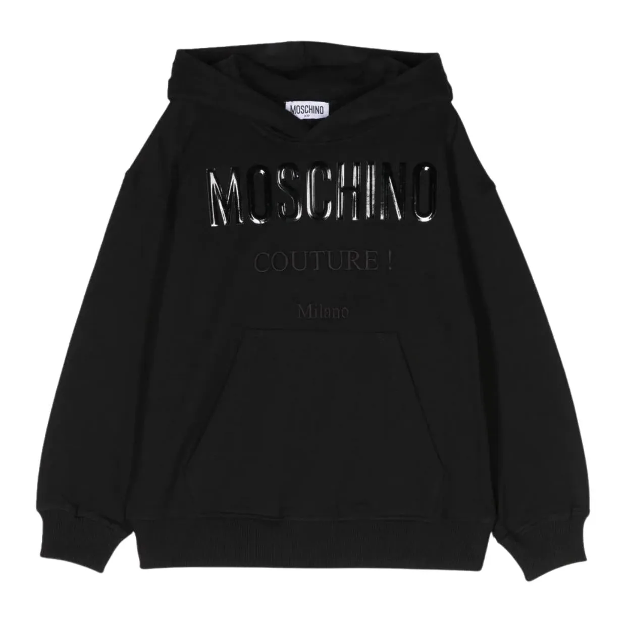 Moschino Kids Logo Black Hoodie