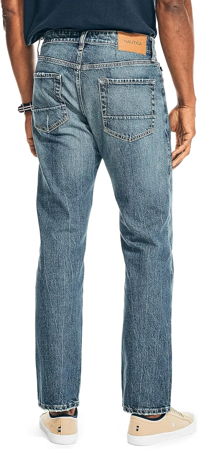 Nautica Men's Nautica Vintage Straight Stretch Denim Jeans