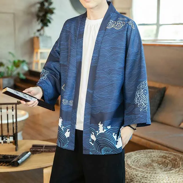 Navy Blue Haori