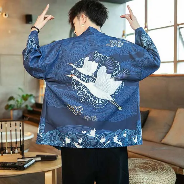 Navy Blue Haori