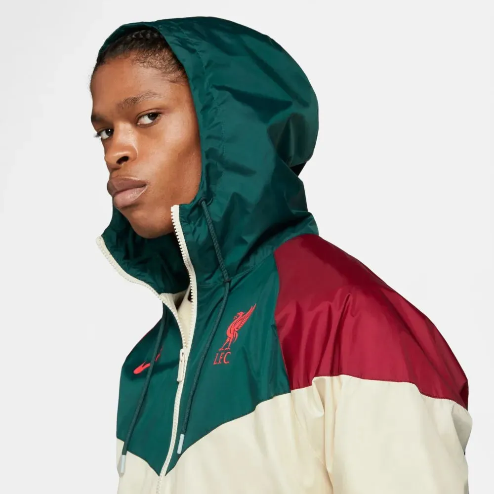 Nike 2021-22 Liverpool NSW Windrunner Jacket - Fossil-Teal-Crimson