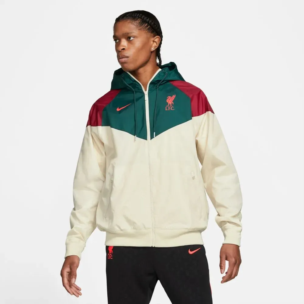 Nike 2021-22 Liverpool NSW Windrunner Jacket - Fossil-Teal-Crimson