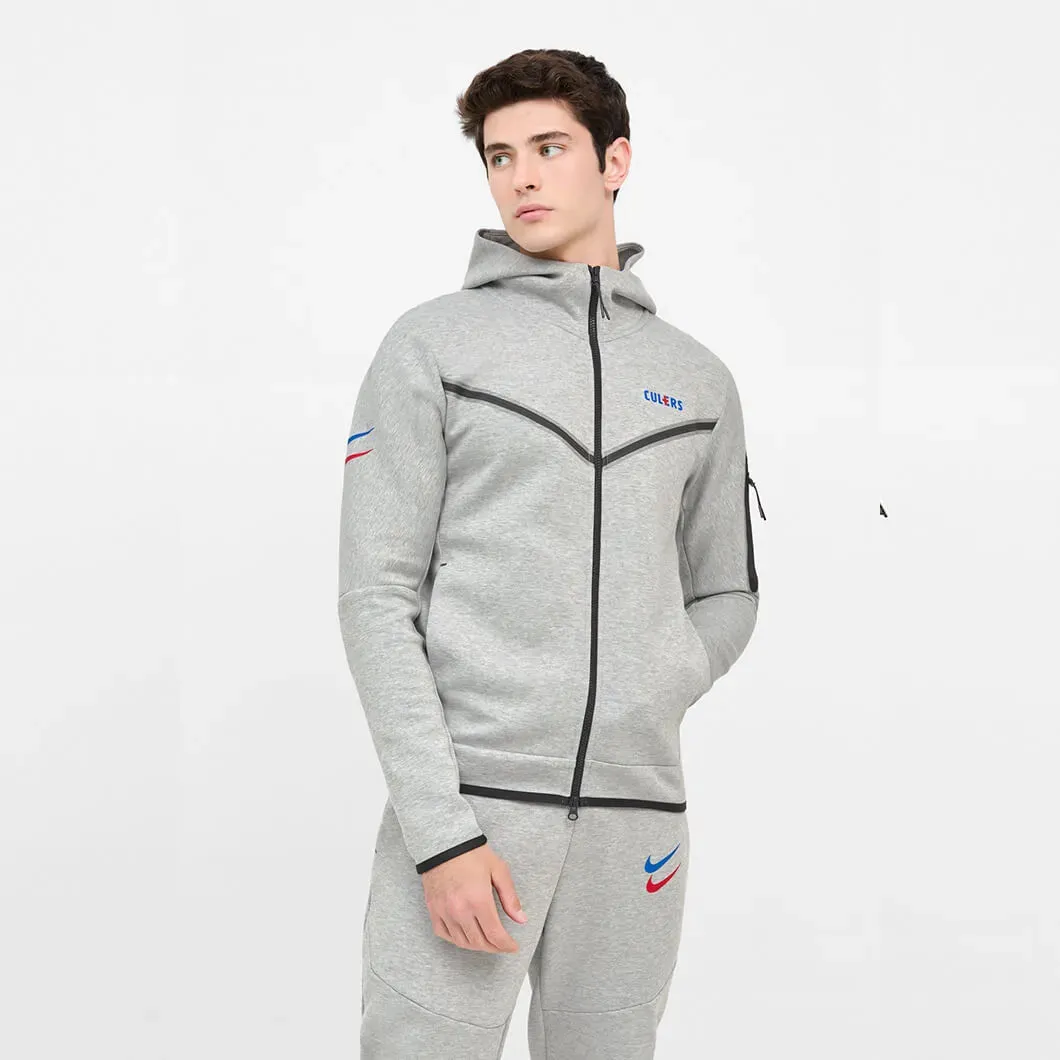 Nike 2022-23 Barcelona Men's Tech Fleece Windrunner Full-Zip Hoodie