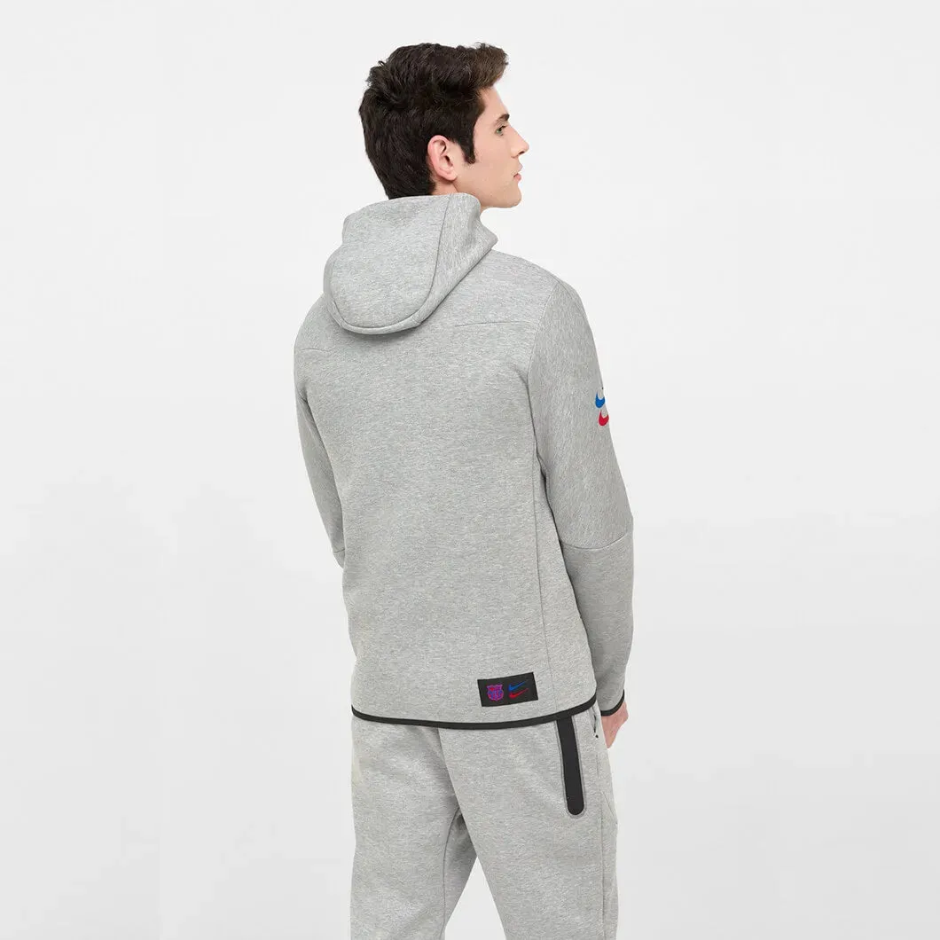 Nike 2022-23 Barcelona Men's Tech Fleece Windrunner Full-Zip Hoodie