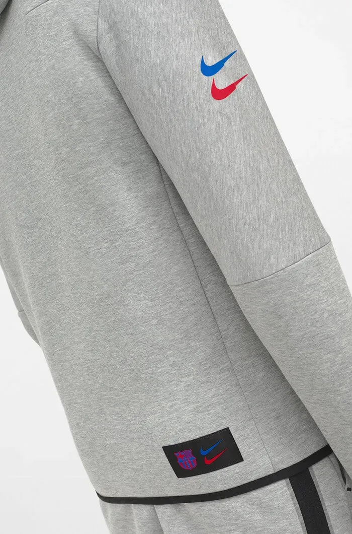 Nike 2022-23 Barcelona Men's Tech Fleece Windrunner Full-Zip Hoodie