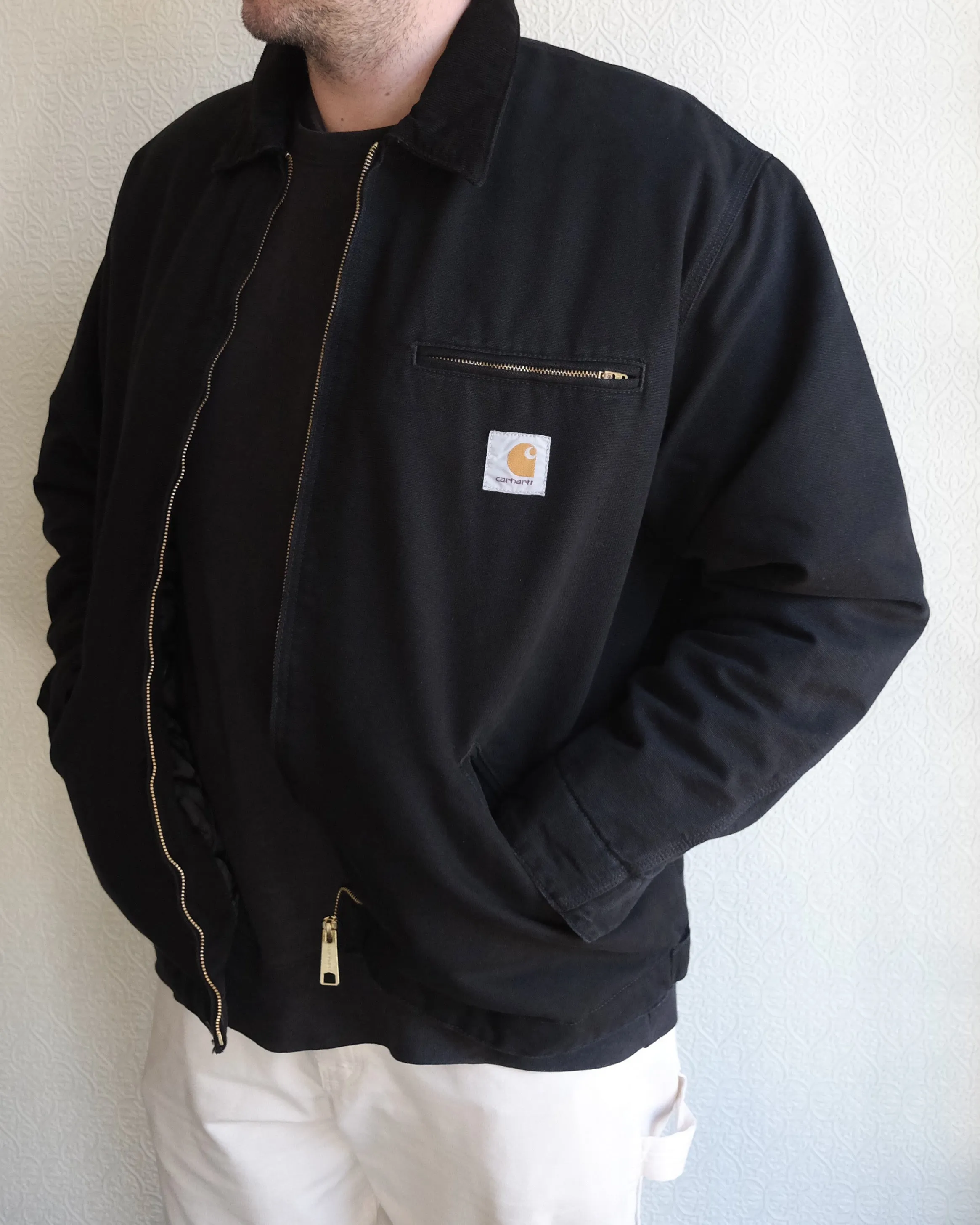 OG Detroit Jacket, Aged Black Canvas