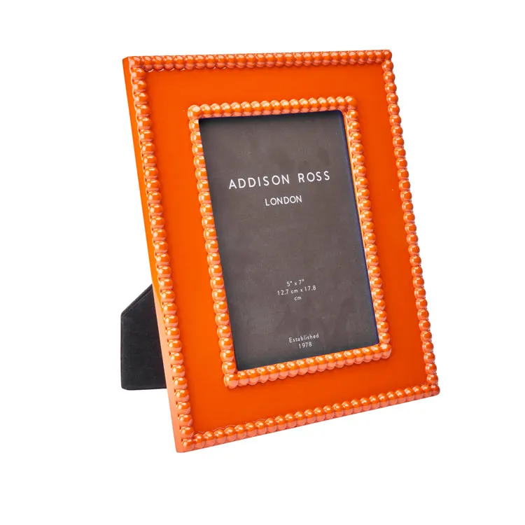 Orange Bobbin Photo Frame - 5x7