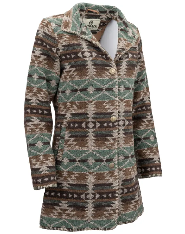 Outback Trading Company Women's Moree Light Brown Aztec Jacket 29663-LBN