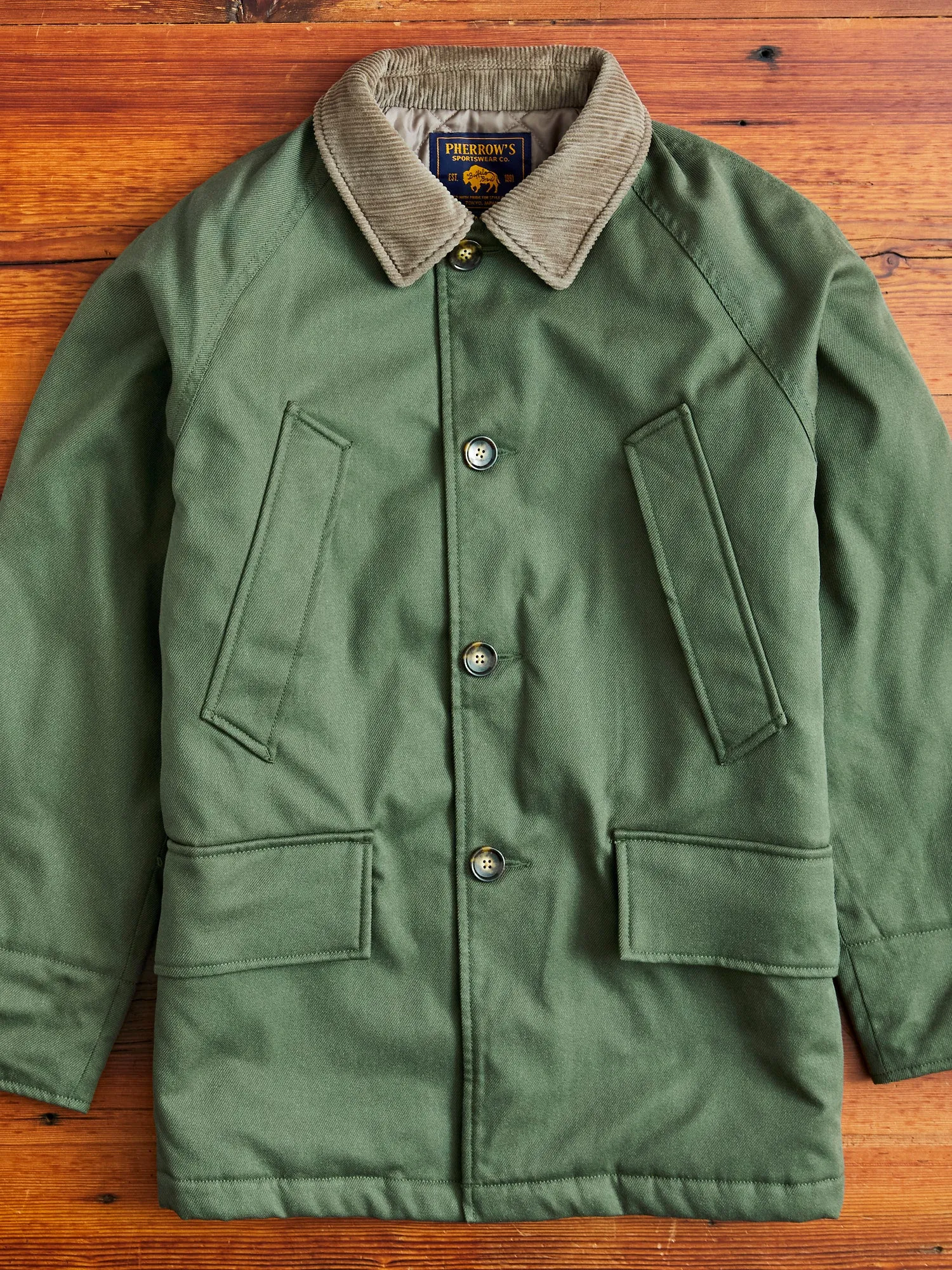 Outdoor Quilting Jacket in Olive