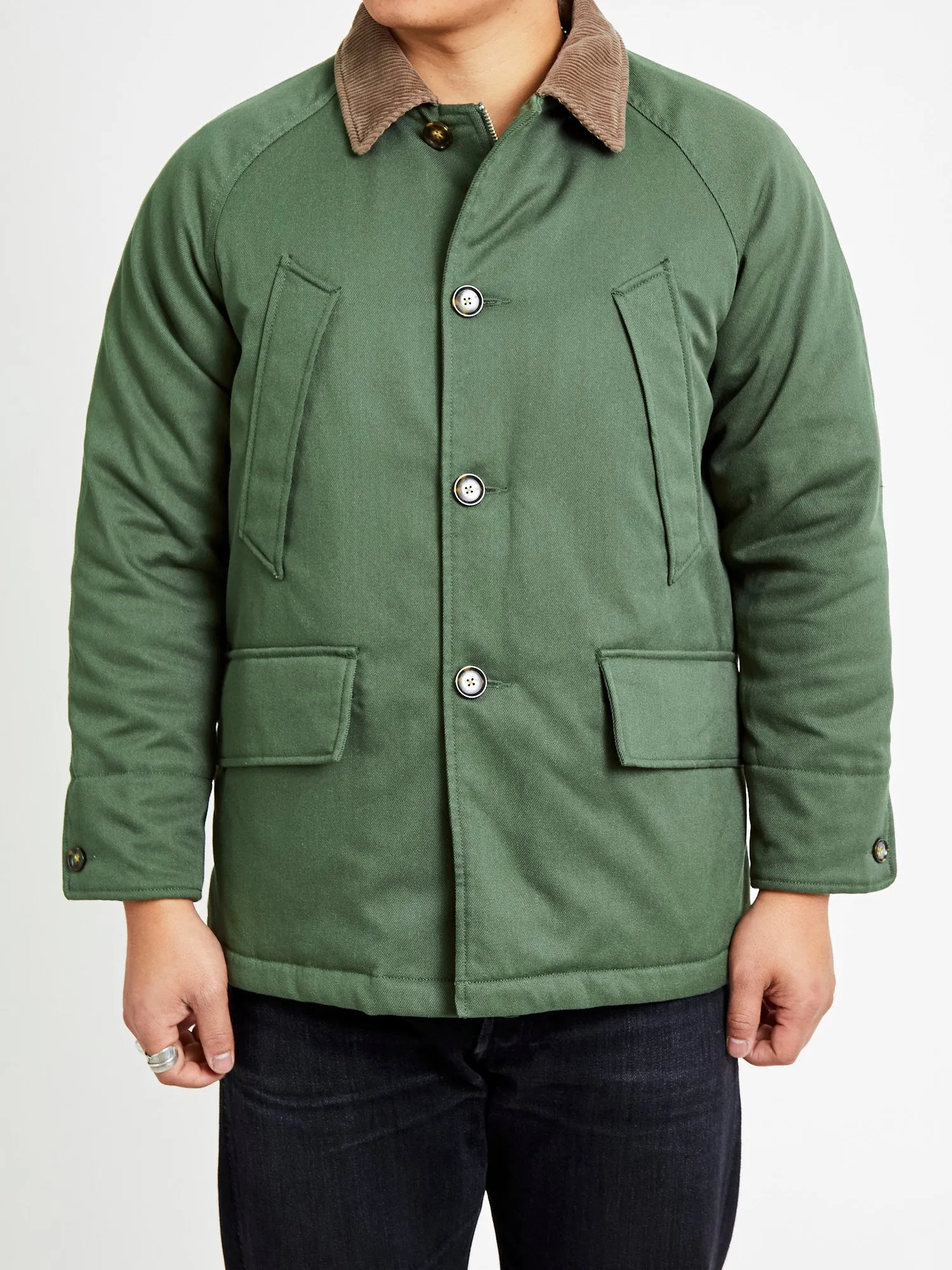 Outdoor Quilting Jacket in Olive