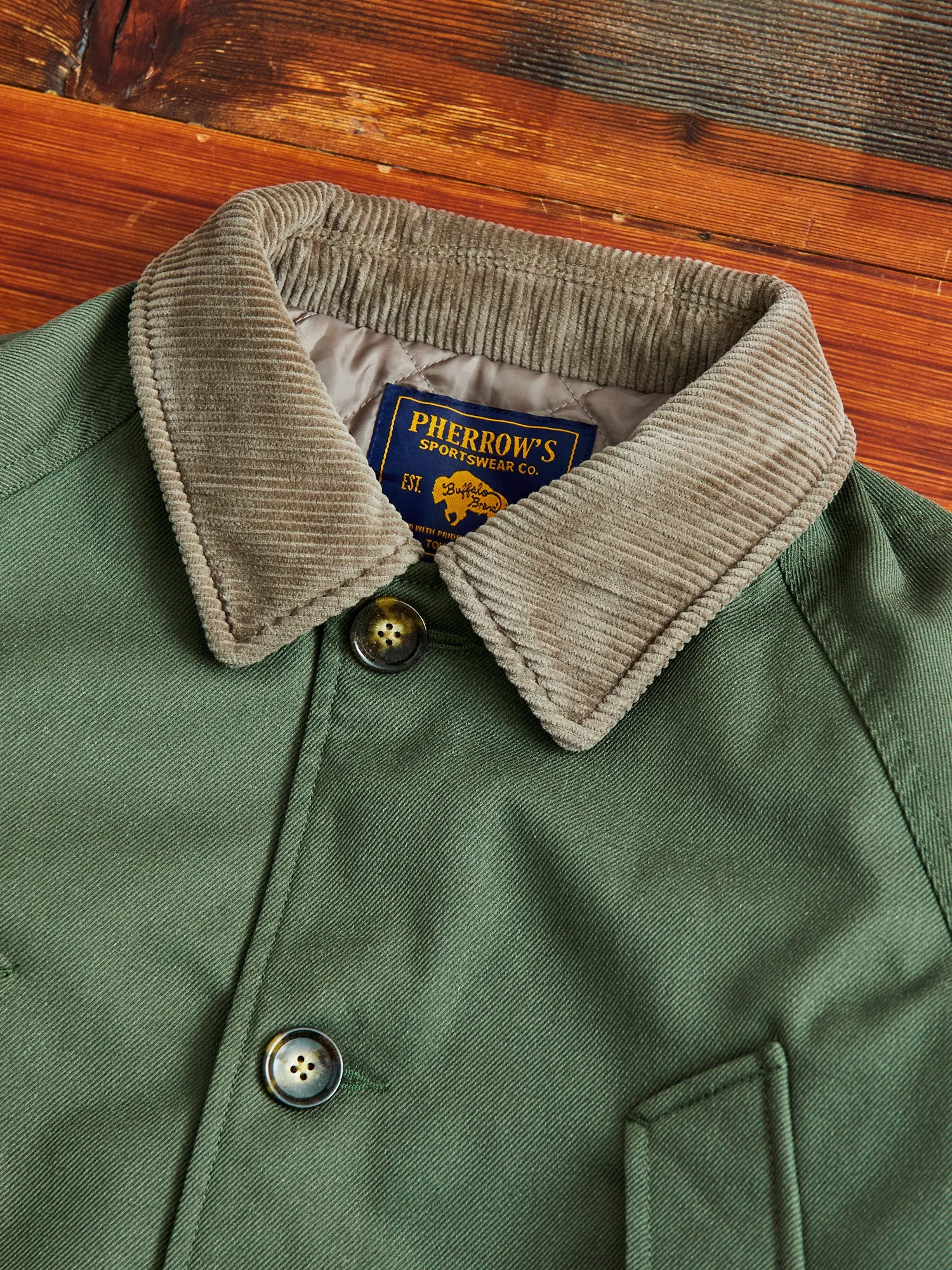 Outdoor Quilting Jacket in Olive