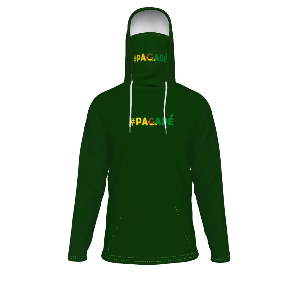 #PAGADE KAKI Unisex Pullover Hoodie With Mask