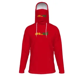 #PAGADE RED Unisex Pullover Hoodie With Mask