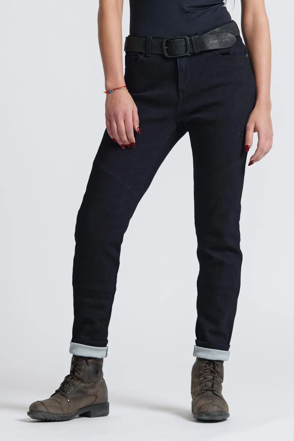 Pando Moto Kissaki Ladies Black Jeans