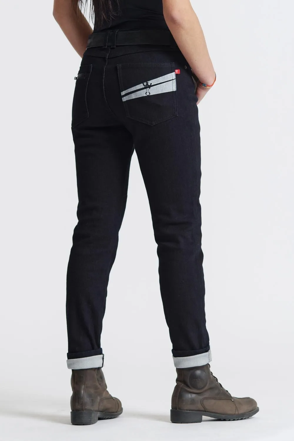 Pando Moto Kissaki Ladies Black Jeans