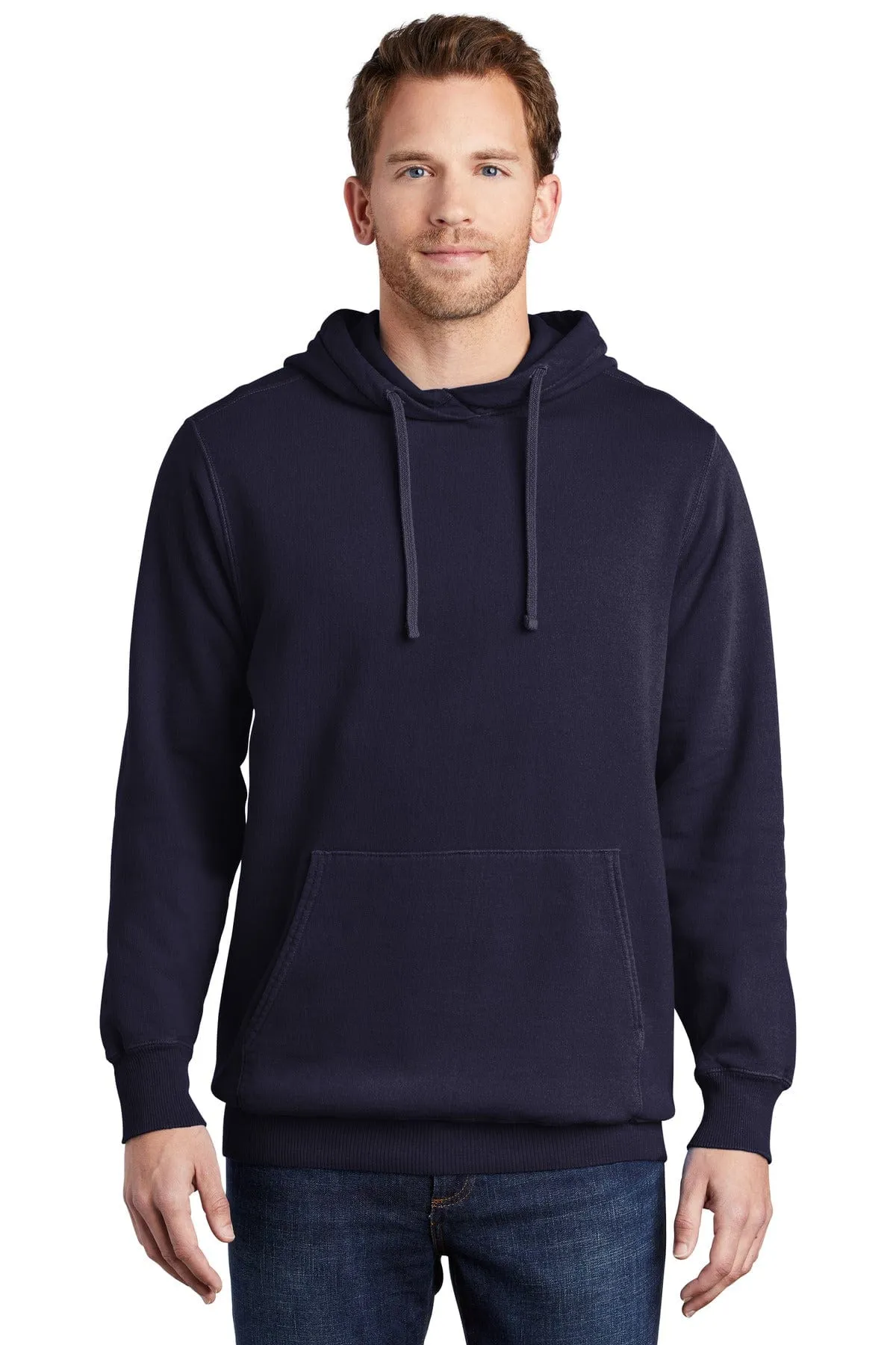 Port & Company PC089H: Beach Wash Garment-Dyed Pullover Hooded Sweatshirt