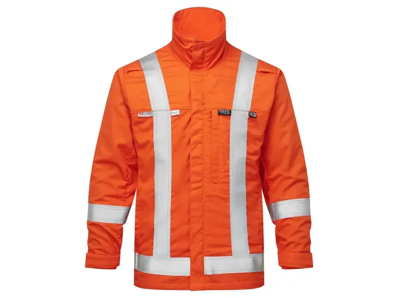 Portwest® Ultrasoft 7oz Two-way Zippper Skyline Summer Bomber Jacket - X Back - Orange - IUS412