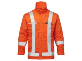 Portwest® Ultrasoft 7oz Two-way Zippper Skyline Summer Bomber Jacket - X Back - Orange - IUS412