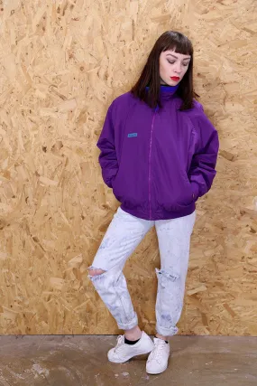 Purple Columbia Bomber Jacket