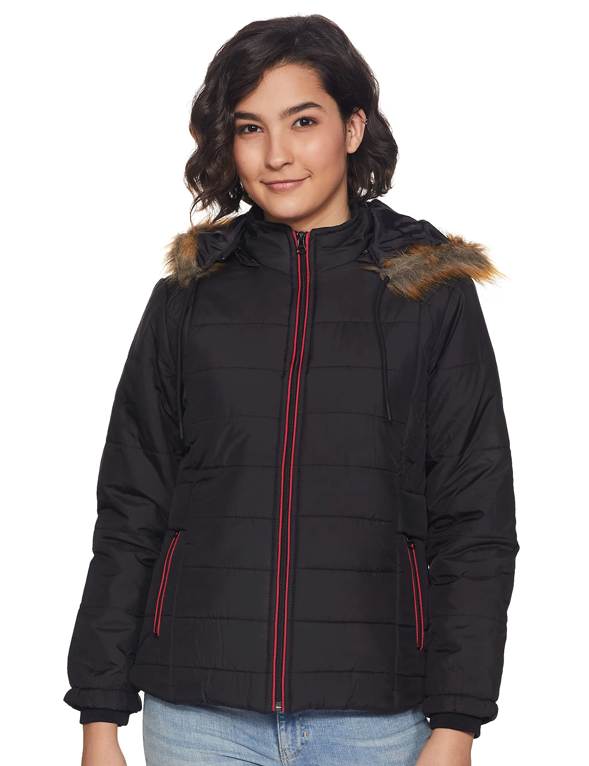 Qube By Fort Collins Women's Cape Jacket Black L