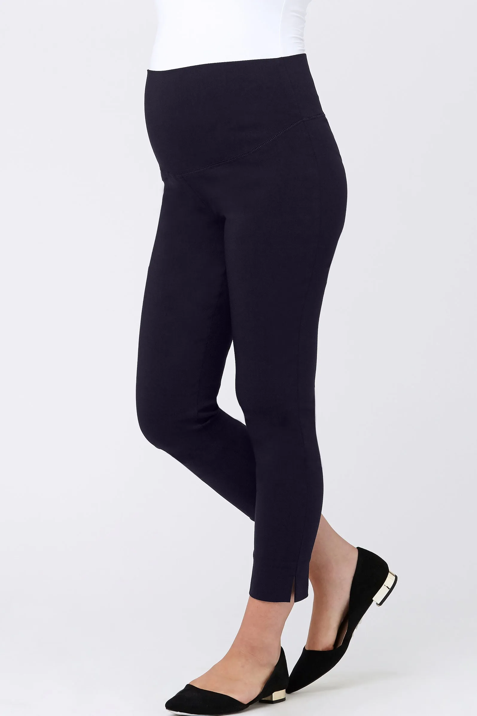 Sara Navy Maternity Petite / Skinny Pants Ripe