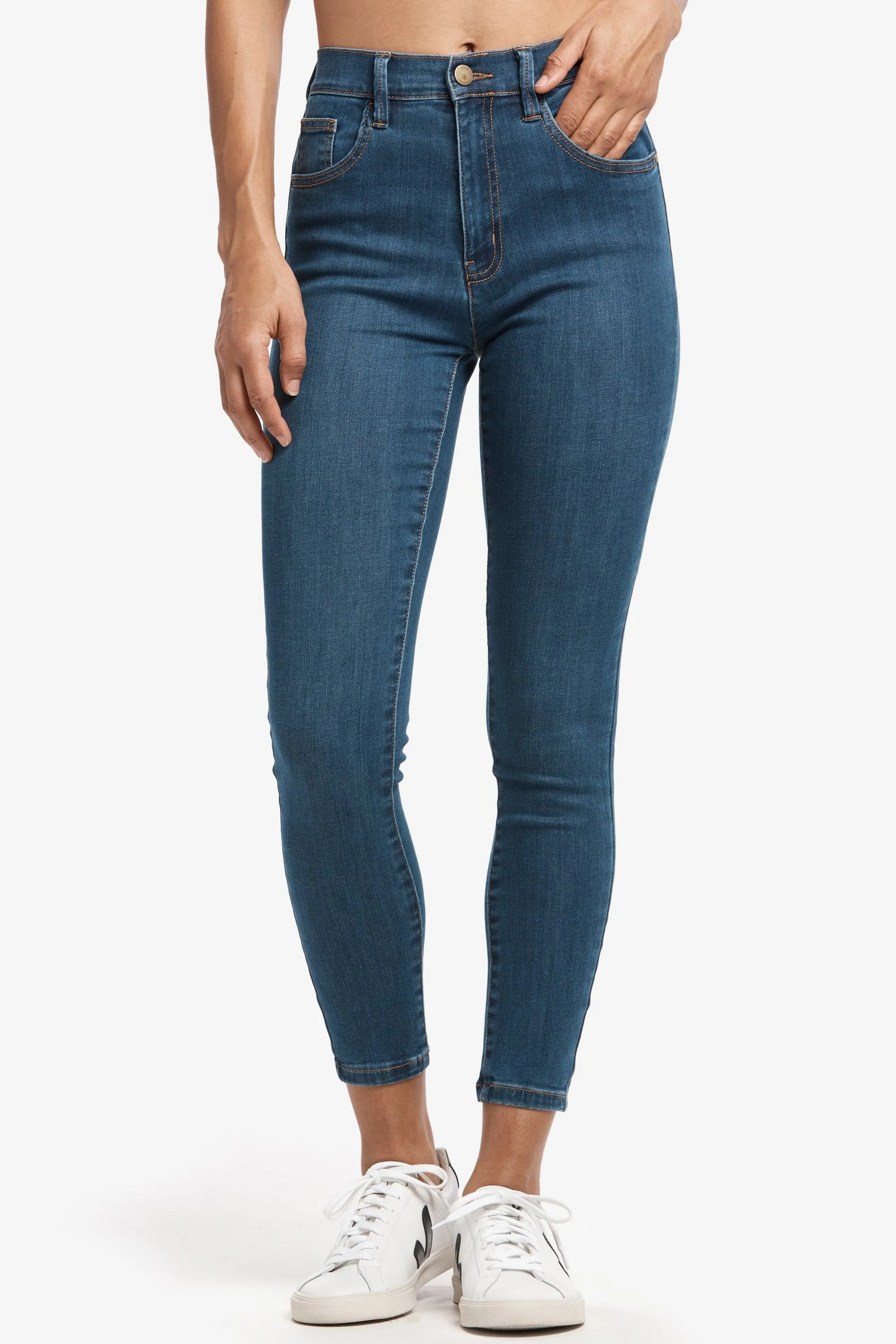 SKINNY  7/8 HIGH WAIST JEANS