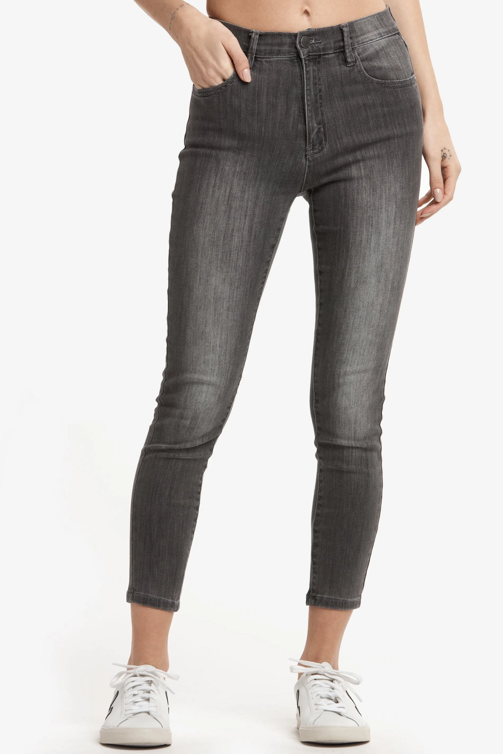 SKINNY  7/8 HIGH WAIST JEANS