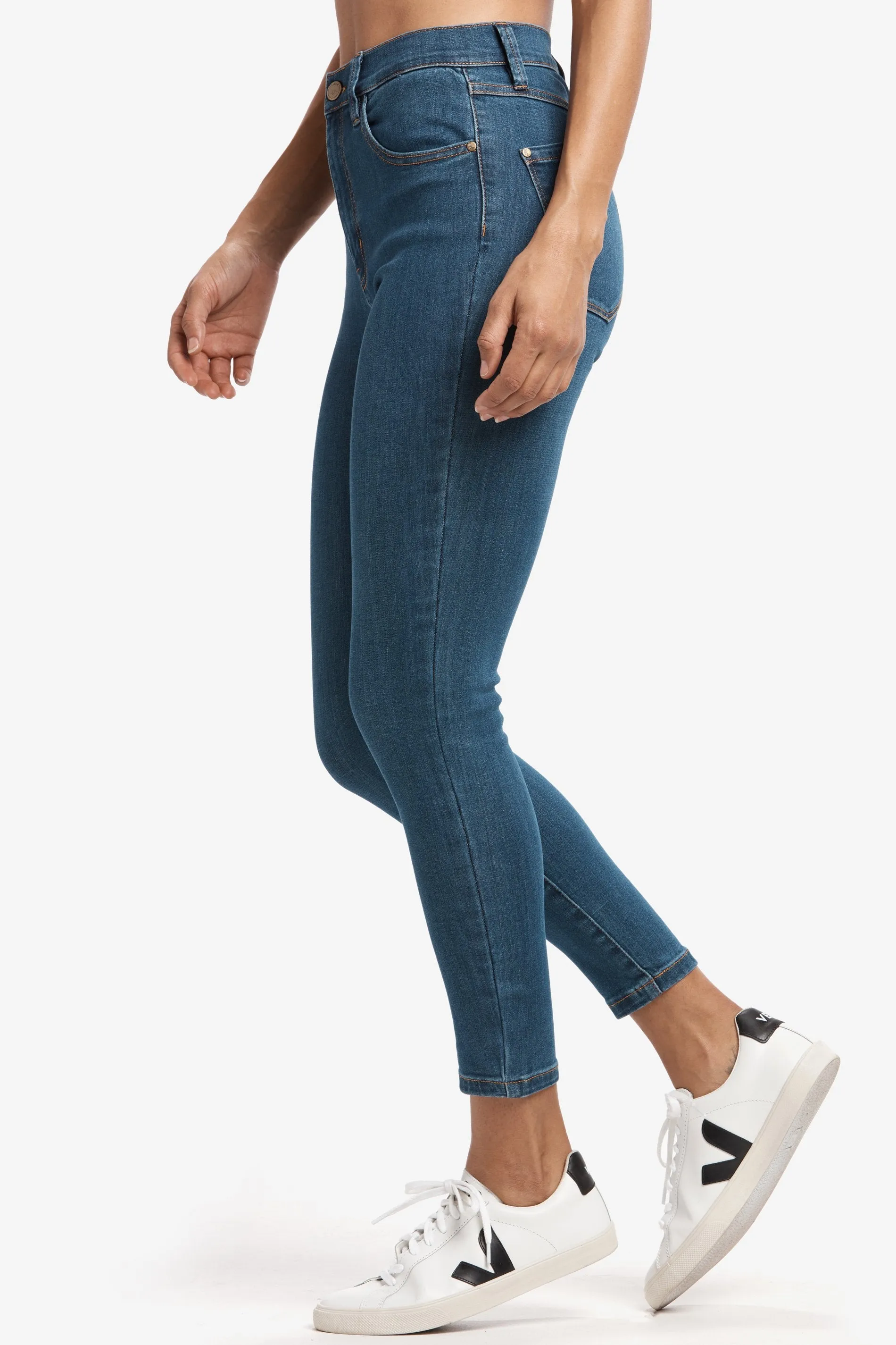 SKINNY  7/8 HIGH WAIST JEANS