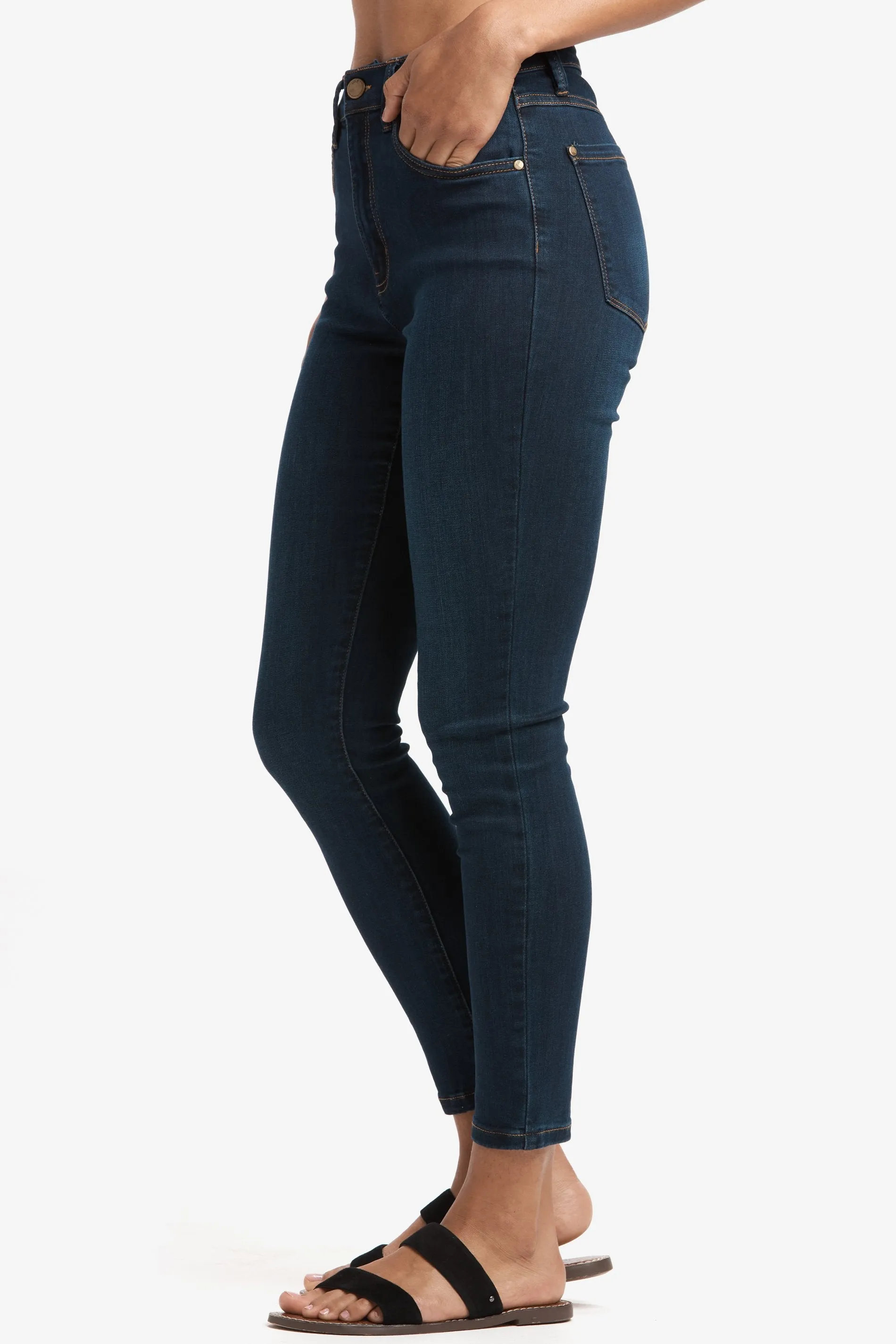 SKINNY  7/8 HIGH WAIST JEANS