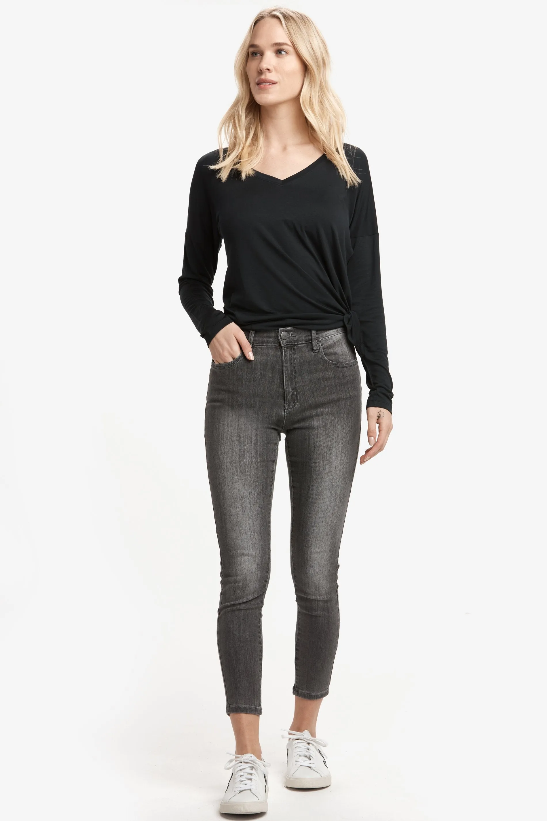 SKINNY  7/8 HIGH WAIST JEANS