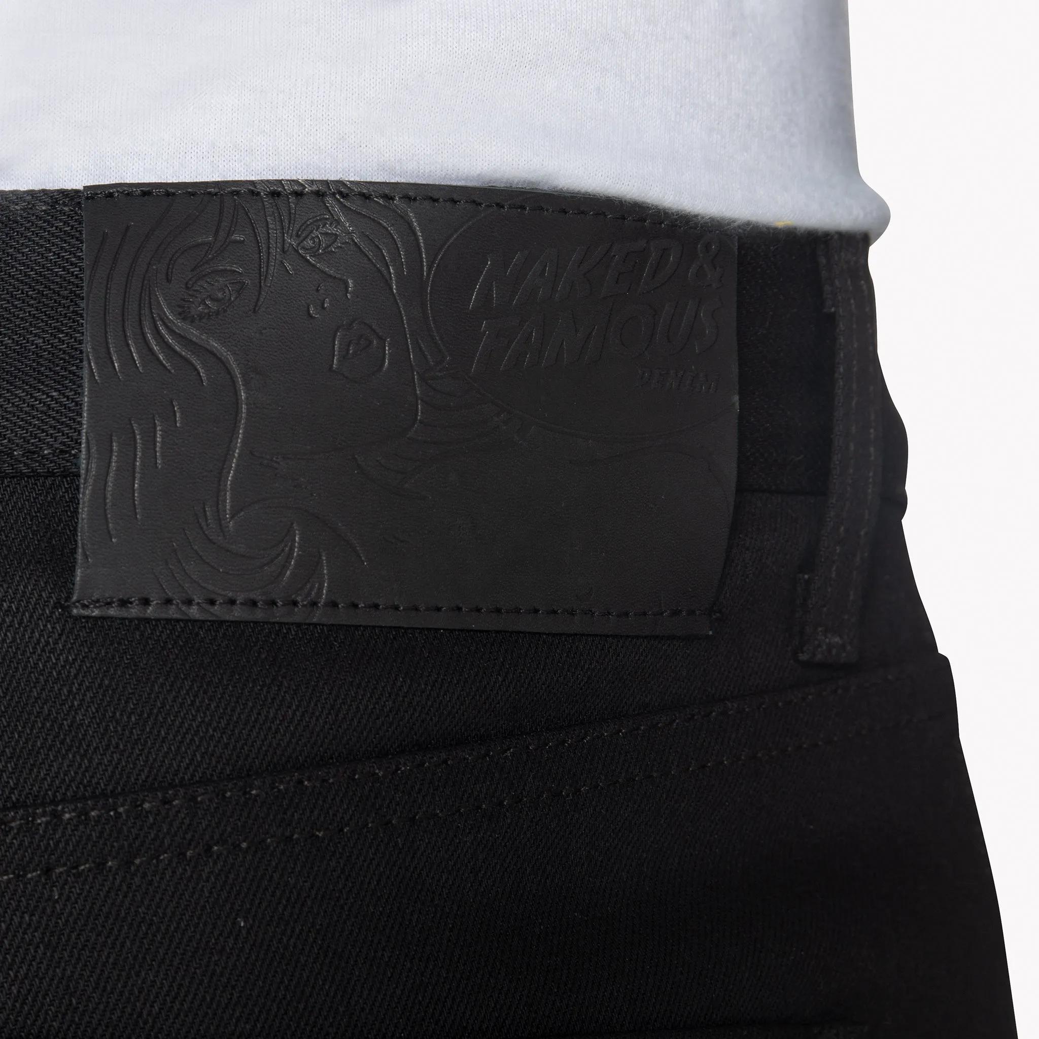 Stacked Guy - Black Cobra Stretch Selvedge