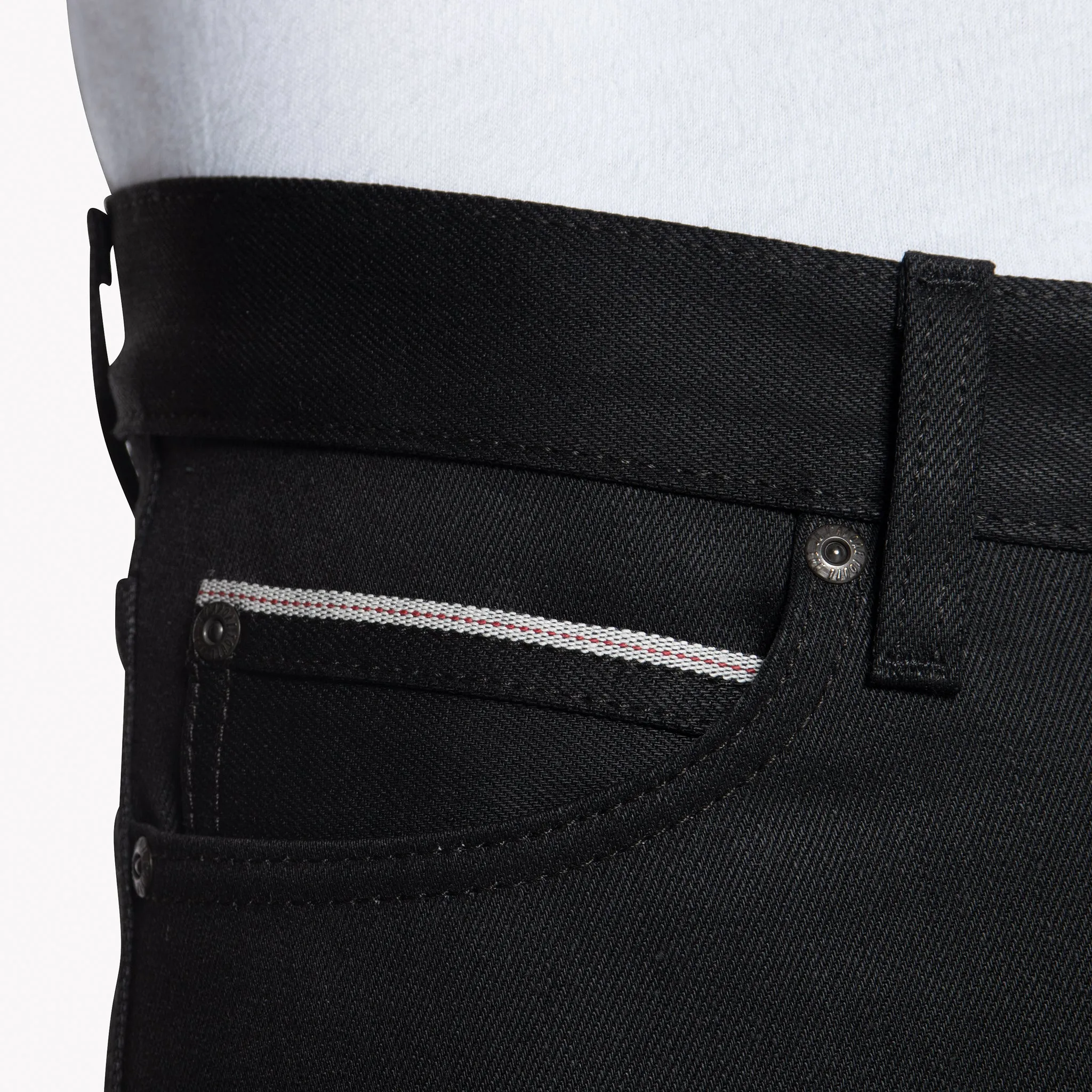 Stacked Guy - Black Cobra Stretch Selvedge