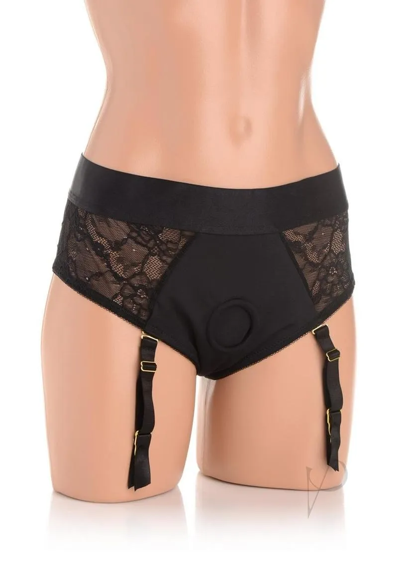 Strap U Lace Seductress L/xl Black