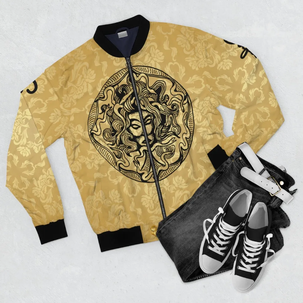 Supernova Black & Gold Bomber Jacket