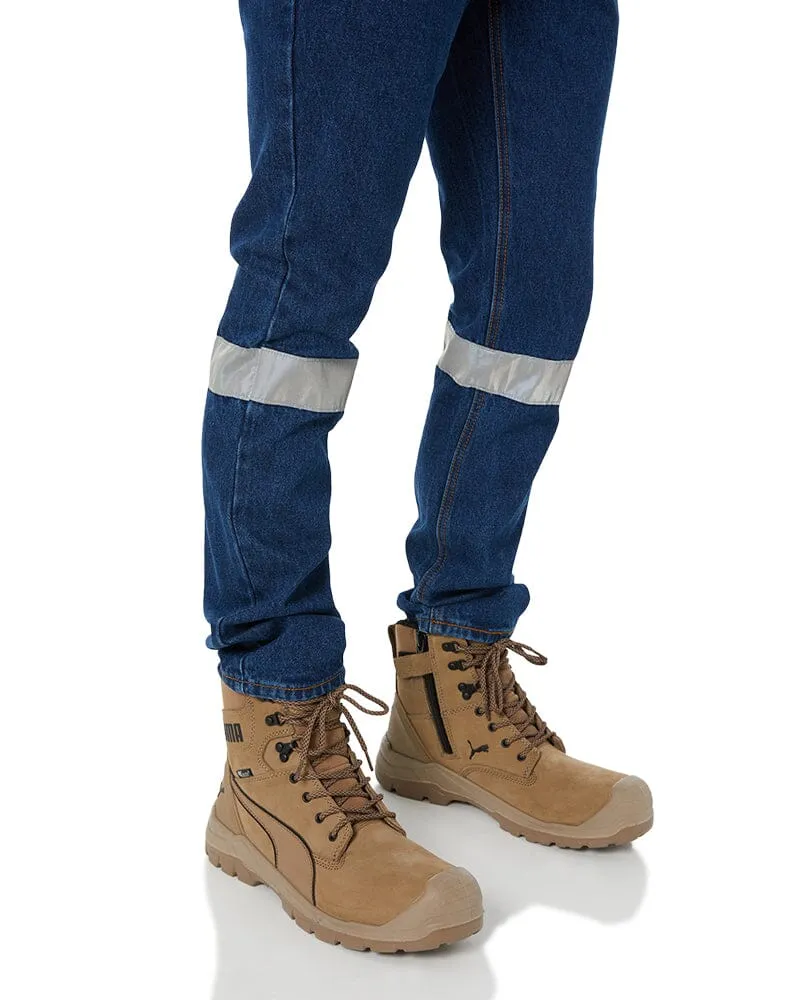 Taped Rough Rider Denim Jean - Navy