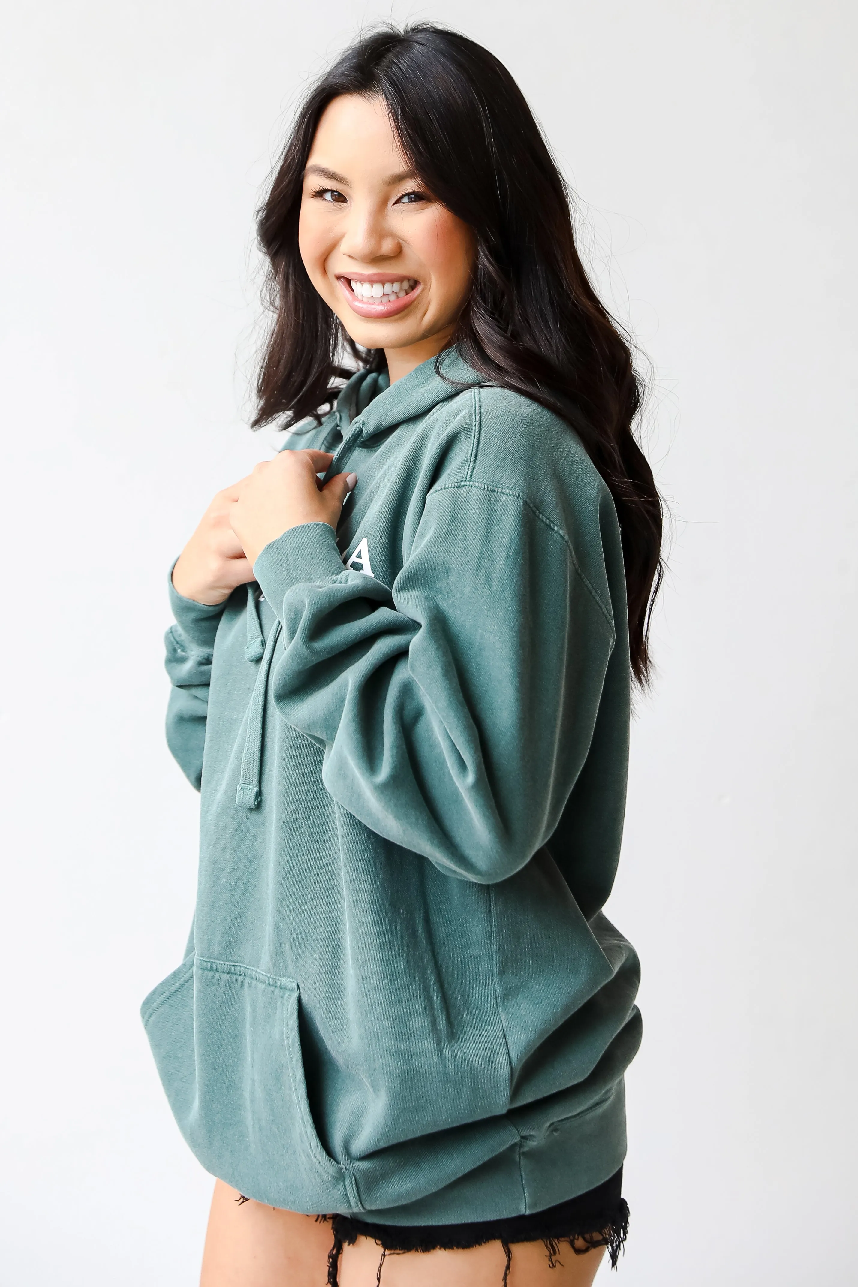 Teal Dahlonega Georgia Hoodie