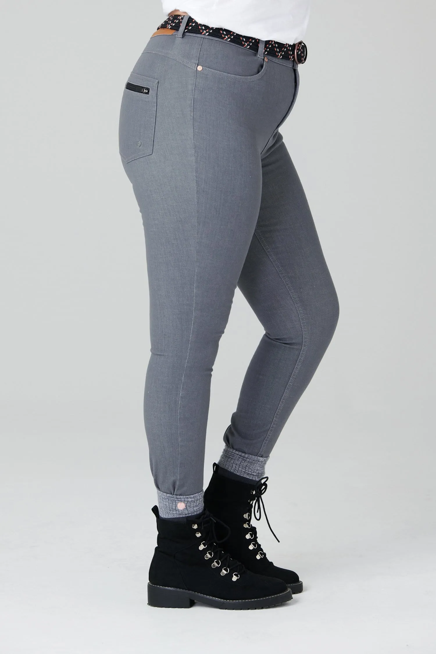 The Skinny Outdoor Jeans - Grey Denim