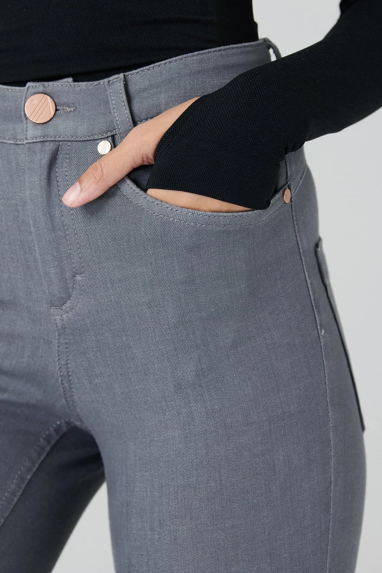 The Skinny Outdoor Jeans - Grey Denim