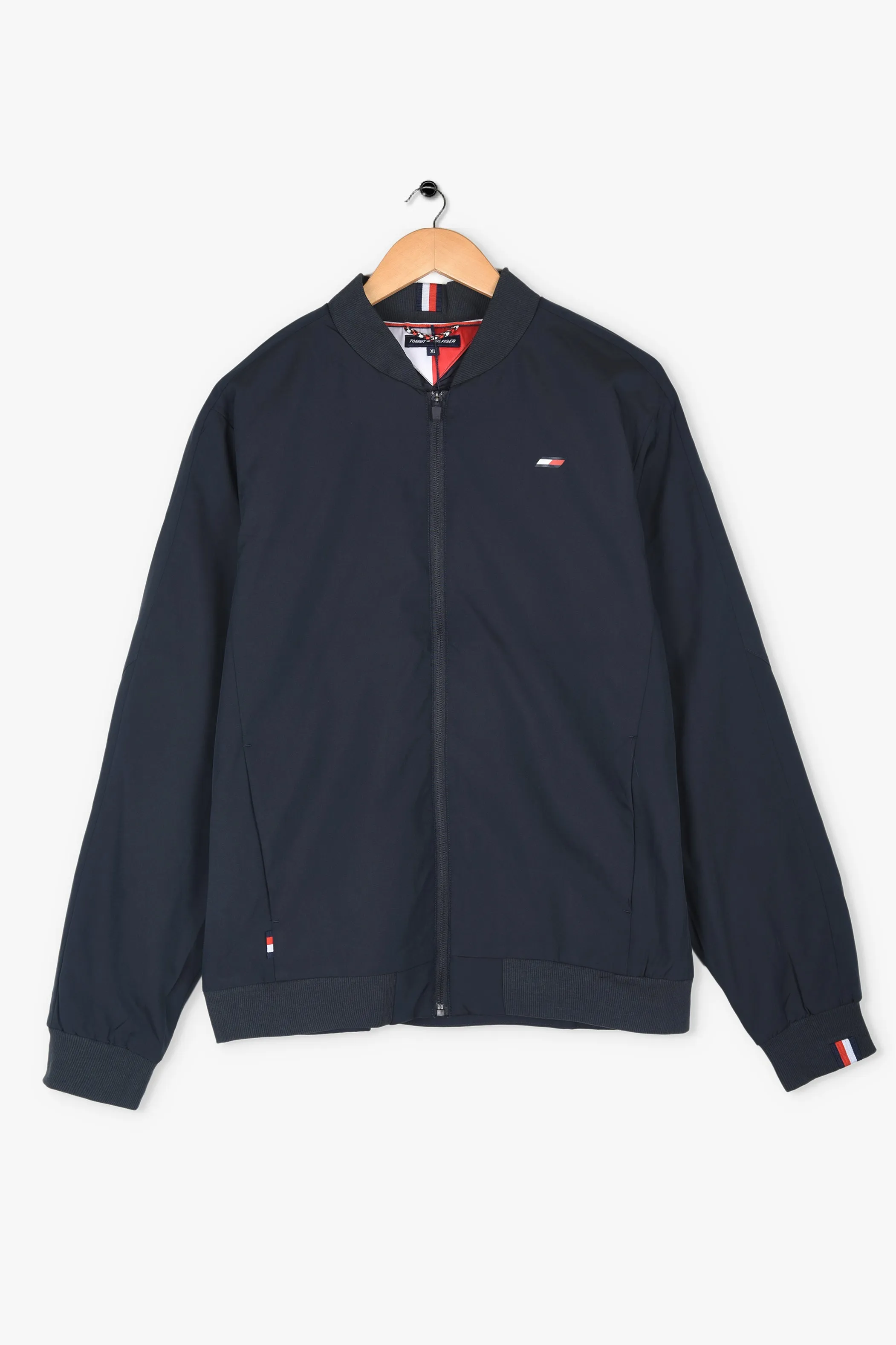 TOMMY HILFIGER LIGHT WEIGHT BOMBER JACKET (NAVY)