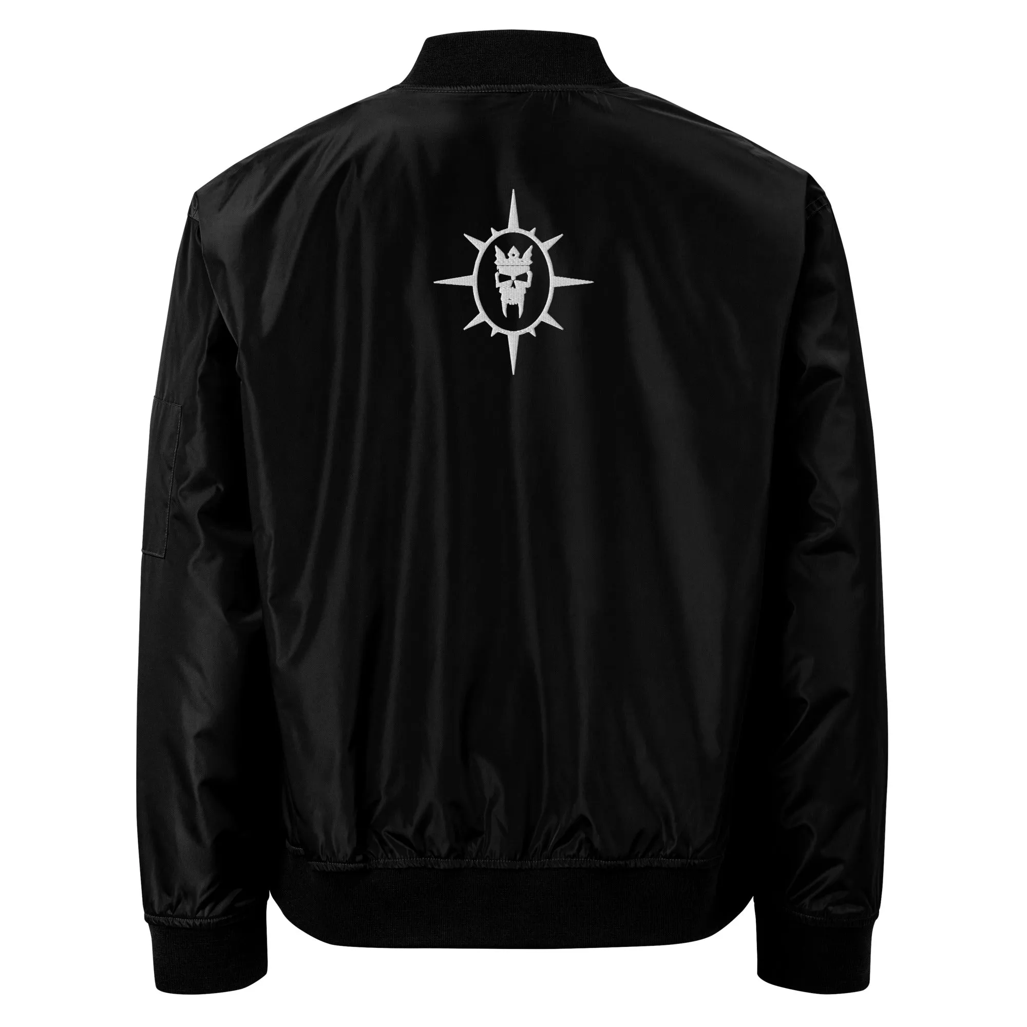 Undead Flesh Bannermaster Premium recycled bomber jacket black/white