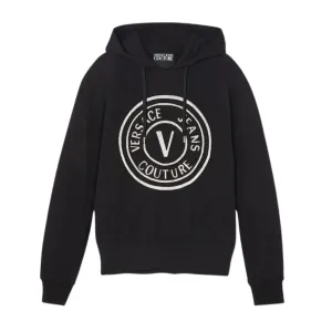 Versace Jeans Couture Black V Emblem Hoodie